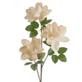 MAGNOLIA sztuczny kwiat dekoracyjny z plastycznej pianki foamirian - ∅ 14 x 68 cm - kremowy 1