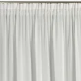 Firana ROSSI z tkaniny szyfonowej zdobiona delikatnymi prążkami - 135 x 270 cm - biały 6