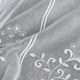 Tkanina firanowa zazdrostka z etaminy z haftem - 40 cm - biały 9