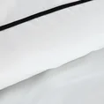 EVA MINGE Komplet pościeli EVA 09 B z najwyższej jakości makosatyny bawełnianej z nadrukiem logo EVA MINGE  i elegancką lamówką - 160 x 200 cm - biały 5