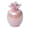 Ananas - figurka ceramiczna SIMONA z perłowym połyskiem - ∅ 11 x 16 cm - różowy 2
