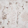 DIVA LINE  Komplet pościeli DIVA 18 z wysokogatunkowej bawełny  renforce z nadrukiem z motywem letnich ziół i kwiatów - 160 x 200 cm - kremowy 4