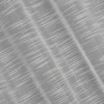 Firana RACHEL z rysunkiem poziomych nitek na błyszczącym tle - 140 x 250 cm - biały 7