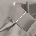 Zasłona DORA z gładkiej i miękkiej w dotyku tkaniny o welurowej strukturze - 50 x 240 cm - brązowy 9