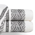 PIERRE CARDIN Ręcznik TEO w kolorze kremowym, z żakardową bordiurą - 50 x 100 cm - kremowy 1
