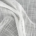 Zasłona LIREN w stylu eko o ozdobnym splocie - 140 x 270 cm - biały 11