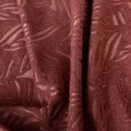 Zasłona OCTAVIA z miękkiego welwetu z wycinanym wzorem liści - 140 x 250 cm - ciemnoróżowy 10