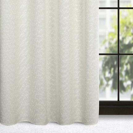 Zasłona kremowa w stylu eko 140x260 cm przelotka SANDI Zasłona kremowa w stylu eko 140x260 cm przelotka SANDI - 140 x 260 cm