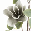 MAGNOLIA sztuczny kwiat dekoracyjny z plastycznej pianki foamirian - ∅ 14 x 68 cm - popielaty 2