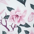 ELLA LINE Komplet pościeli z wysokogatunkowej satyny bawełnianej z motywem kwitnących magnolii - 220 x 200 cm - wielokolorowy 2
