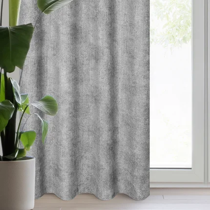 Zasłona ALETA jednokolorowa z szenilu Zasłona ALETA jednokolorowa z szenilu - 135 x 250 cm