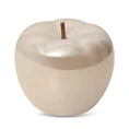 Jabłko - figurka ceramiczna SIMONA z perłowym połyskiem - 11 x 11 x 13 cm - beżowy 1