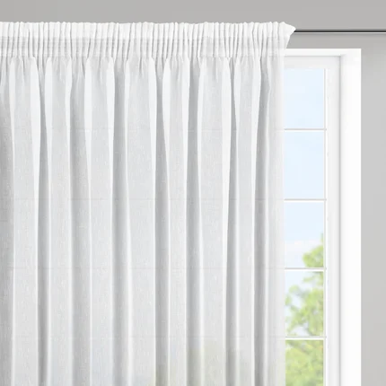 Firana o strukturze drobnego deszczyku Firana o strukturze drobnego deszczyku - 300 x 145 cm