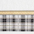 Ręcznik ANGEL 02 z żakardową bordiurą  w kratę podkreśloną złotą nitką - 70 x 140 cm - biały 2