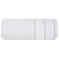 Ręcznik MARI z welurową bordiurą - 70 x 140 cm - biały 3