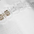Bieżnik zdobiony gipiurą - 40 x 140 cm - biały 4