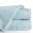 DIVA LINE Ręcznik SALLY w kolorze niebieskim, z żakardową bordiurą z połyskiem - 50 x 90 cm - niebieski 1
