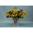 KROKOSIMIA -CROCOSIMIA kwiat sztuczny dekoracyjny - 75 cm - żółty 3