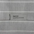 TERRA COLLECTION Pościel SEVILLE 14 z bawełny z dwustronnym wzorem w pasy z drewnianymi guzikami - 230 x 210 cm - beżowy 16