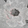 Firana  BESSY z matowej etaminy z kwiatowym motywem - 350 x 250 cm - biały 9