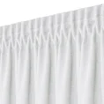 Zasłona DORA z gładkiej i miękkiej w dotyku tkaniny o welurowej strukturze - 260 x 280 cm - biały 7