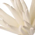 Kwiat sztuczny dekoracyjny z pianki foamiran obsypany brokatem - 83 cm - biały 2