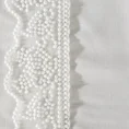 REINA LINE Bieżnik ABELLA zdobiony delikatną koronką  - 35 x 140 cm - biały 2