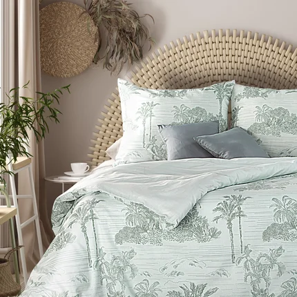 TERRA COLLECTION Komplet pościeli bawełnianej z recyklingu MONTENEGRO 5 z nadrukiem TERRA COLLECTION Komplet pościeli bawełnianej z recyklingu MONTENEGRO 5 z nadrukiem - 160 x 200 cm