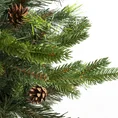 Choinka zielone drzewko ŚWIERK ZIELONY ZAGĘSZCZANY Z NATURALNYMI SZYSZKAMI efekt 3D - kolekcja Świerków Żywieckich - 180 cm - zielony 3
