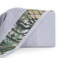EWA MINGE Komplet ręczników CARLA w eleganckim opakowaniu, idealne na prezent! - 2 szt. 50 x 90 cm - srebrny 7