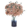 KOPER OZDOBNY sztuczny kwiat dekoracyjny - dł. 65 cm śr. kwiat 20 cm - bordowy 2