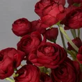 PEŁNIK - JASKIER kwiat sztuczny dekoracyjny - ∅ 5 x 60 cm - bordowy 2