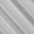 Tkanina firanowa z matowego kreszowanego woalu zakończona szwem obciążającym - 300 cm - biały 5