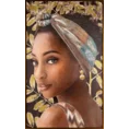 Obraz BELLE 7 portret kobiety ręcznie malowany na płótnie w złotej ramce - 60 x 100 cm - brązowy 1