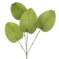 LIŚCIE OZDOBNE, kwiat sztuczny dekoracyjny z pianki - dł. 100 cm dł. liść 20 cm - zielony 1