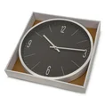 Dekoracyjny zegar ścienny z rzymskimi cyframi, styl retro 30 cm średnicy - 30 x 4 x 30 cm - czarny 3