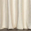 Zasłona MARSALA z miękkiej welwetowej tkaniny zdobiona przecieranym szampańskim nadrukiem - 140 x 250 cm - kremowy 3