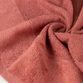 EUROFIRANY CLASSIC Ręcznik LUCY z miękką welurową bordiurą - 70 x 140 cm - marsala 5