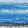 Obraz MIRAGE ręcznie malowany na płótnie - 80 x 80 cm - niebieski 2
