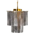 Lampa DALIA z prostokątnymi szklanymi zawieszkami - ∅ 32 x 40 cm - złoty 8