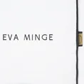 EVA MINGE Komplet pościeli EVA 08B z najwyższej jakości makosatyny bawełnianej z logo EVA MINGE  i elegancką lamówką - 160 x 200 cm - biały 4