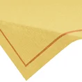 Obrus SPRING z lamówką i ozdobną kantą - 140 x 180 cm - żółty 2