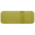 Ręcznik LORI z bordiurą podkreśloną błyszczącą nicią - 50 x 90 cm - oliwkowy 3