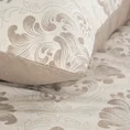 TERRA COLLECTION Pościel SEVILLE z bawełny zdobiona żakardowym wzorem w ornamenty - 160 x 200 cm - jasnobrązowy 15