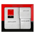 PIERRE CARDIN Komplet ręczników NEL w eleganckim opakowaniu, idealne na prezent! - 40 x 34 x 9 cm - srebrny 3