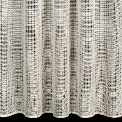 Zasłona NADIN o strukturze siatki w stylu eko Zasłona NADIN o strukturze siatki w stylu eko - 140 x 250 cm