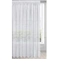 ELLA LINE Dekoracja okienna ARGEA z gładkiej etaminy - 350 x 250 cm - biały 2
