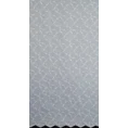 Tkanina firanowa typu aden, matowa zdobiona po całości fantazyjnym haftem - 180 cm - biały 7