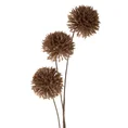 CZOSNEK OZDOBNY kwiat sztuczny dekoracyjny - 63 cm - brązowy 1