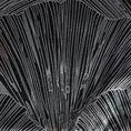 PIERRE CARDIN bieżnik welwetowy GOJA z błyszczącym nadrukiem w formie liści miłorzębu - 40 x 140 cm - czarny 4